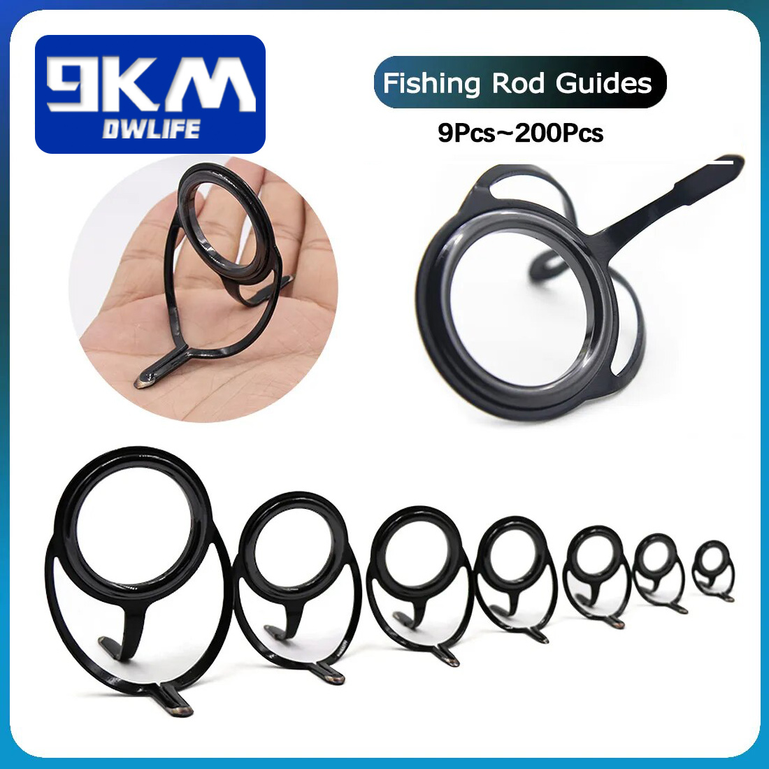 Fishing Equipment Rod - Set joran pancing putar, komponen perbaikan