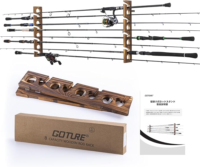 Fishing Equipment Holder - Goture Tempat Joran Pancing Kayu 8
