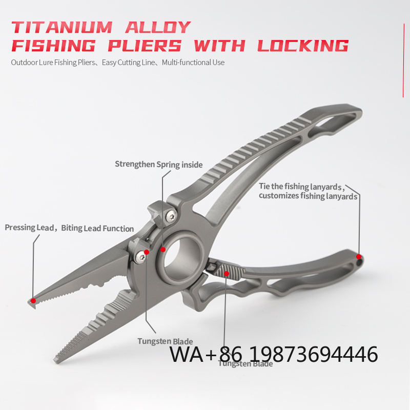 Fishing Equipment Logos - Tang pemancing titanium berkualitas tinggi, set