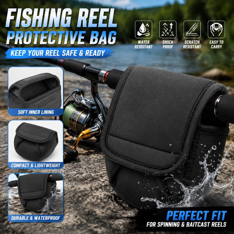 Fishing Equipment Rod - Tas Pelindung Reel Pancing, Kantong Penyimpanan