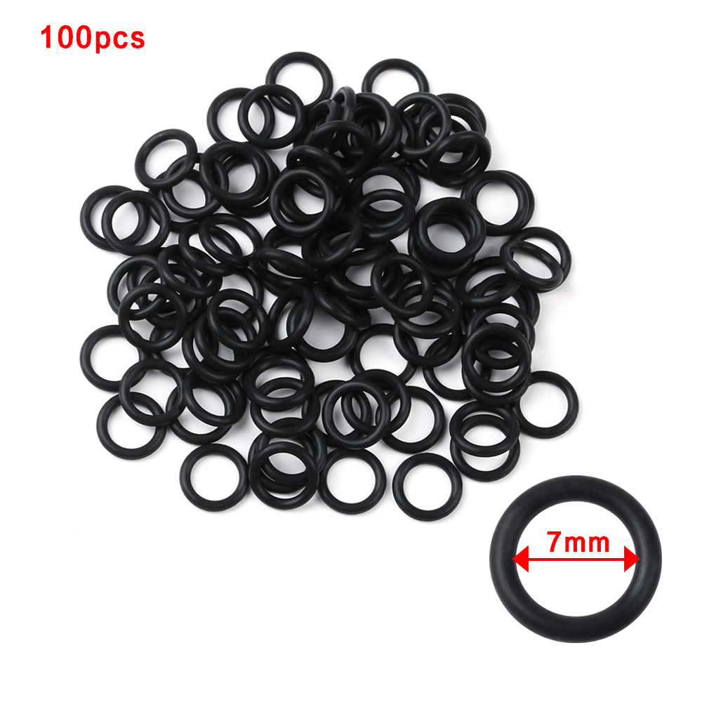 100 Pcs Hitam Karet Cincin Sea - Fishing Equipment Stores ulasan dan harga