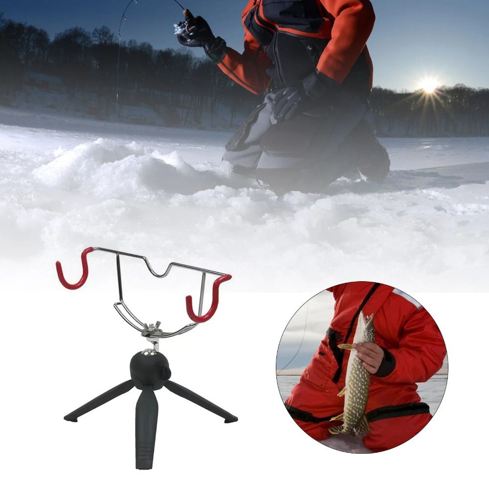 360 °   Rak Joran Pancing Es y - Fishing Equipment Holder ulasan dan harga
