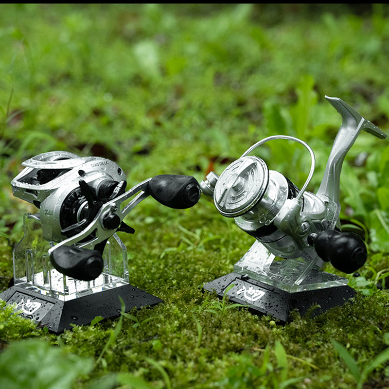Penyangga Reel Pancing Akrilik - Fishing Equipment Holder ulasan dan harga